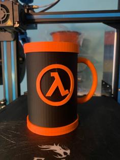 Half-Life Can Holder Mug 3D Printer Model