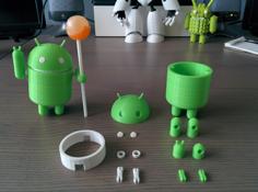 Posable Android Robot 3D Printer Model