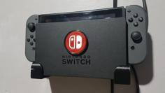 Nintendo Switch Dock Wall Mount V2 3D Printer Model