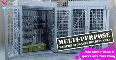 1/12 – 1/10 Scale Multi Purpose Weapon Storage And Holding Cell 3D Printer Model