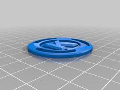 ABC / Alphabet – Bucks (Fortnite V Bucks Style) 3D Printer Model