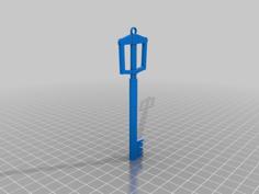 Key Blade Keychain 3D Printer Model