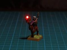 Dark Elf Sorcerer LED 28mm (FDM, No Supports) 3D Printer Model