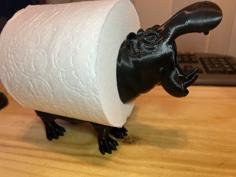 Toilet Paper Roll Hippo 3D Printer Model