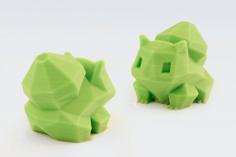 Low-Poly Bulbasaur 3D Printer Model