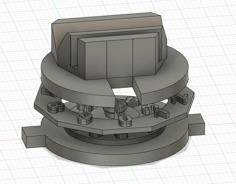 Gloomhaven Standee Base With Snap Lock, Grip Tabs And Magnet Slot 3D Printer Model