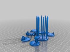 Miniature Base – Set 4 (25mm – 35mm Figures) 3D Printer Model