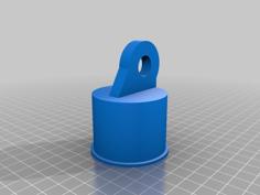 Fence Top Rail End Socket 3D Printer Model