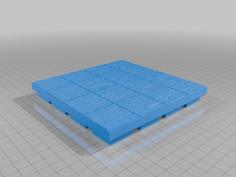 Basic Hero Quest Room C4 (Free Blocks Compatible) 3D Printer Model