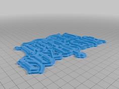 Impaled Nazarene Logo 3D Printer Model