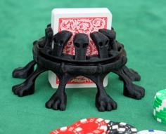 Ornate Gothic Stand For Deck Of Cards 3D Printer Model