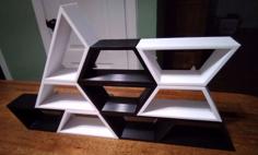 Trapezoid Modular Display Shelf 3D Printer Model