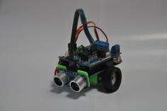 Baby SCRU-FE – Learn How To Program A Sensor Robot With Arduino! Continuous Rotation Servos And An Ultra Sonic Sensor – Battery Box Turtlebot Swarm Obstacle Avoidance Robot 3D Printer Model