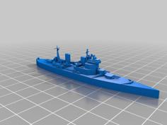 British Battleships 3D Printer Model