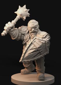 Darkest Dungeon Man At Arms 3D Printer Model