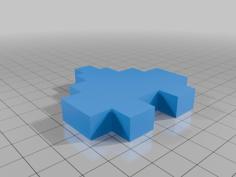 Pixelated Heart 3D Printer Model