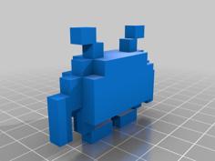 Space Invaider 3D Printer Model