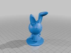 Cute Kawaii Animal Bunny Mascot Character (Inspired By BizBaz Club) 3D Printer Model