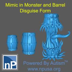 Barrels And Mimic 3D Printer Model