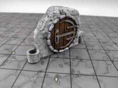 DungeonSticks: Caverns – Gnomish Door 3D Printer Model