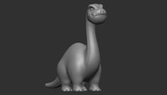 Cartoon Dino 3D Printer Model