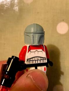 Mandalorian Lego Compatible Helmet 3D Printer Model