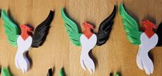 Phoenix In Palestinian Colors 3D Printer Model