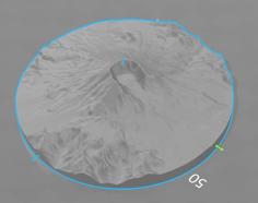 Mount St. Helens 3D Printer Model