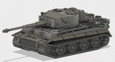 Panzerkampfwagen VI Tiger 1 H1 3D Printer Model