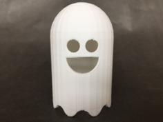 Happy Tea Light Ghost 3D Printer Model