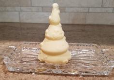 Christmas Tree Butter Mold 3D Printer Model