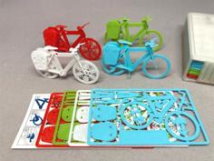 Touring Bike Business Card 3D Printer Model