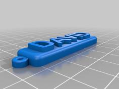 Keychains – Llaveros 3D Printer Model