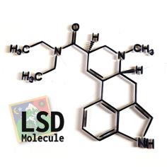 LSD Molecule 3D Printer Model