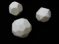 Hollow Polyhedra – Archimedean Solids 3D Printer Model