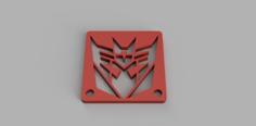 Decepticon Fan Cover 40mm 3D Printer Model