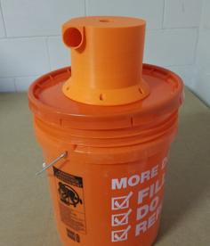 Cyclone Separator (aka Cyclonic Vacuum) For Workshop / ShopVac 3D Printer Model