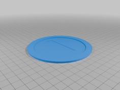 Mario Coin Coaster(Flat Bottom) 3D Printer Model