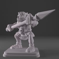 HeroQuest – Orc Spearman 3D Printer Model