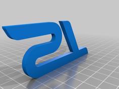 Ford Focus ST Badge (Logo) 3D Printer Model