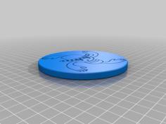 One Piece Coasters 3D Printer Model