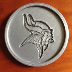 Vikings Coaster 3D Printer Model