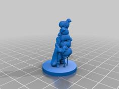 Catan Robber – Stack O’ Sheep Thief – Wider Base 3D Printer Model