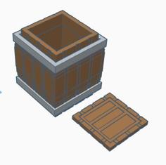 Minecraft Dungeons – Barrel 3D Printer Model