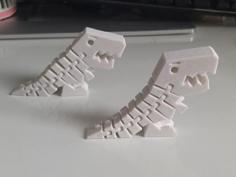 Upright Flexi Rex 3D Printer Model