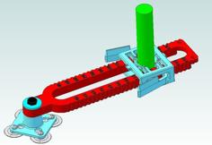 Whiteboard Compass 3D Printer Model