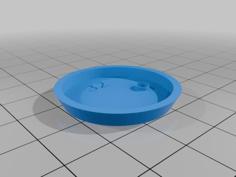 Bases 32 Mm With Number And Hole To Magnet 3D Printer Model