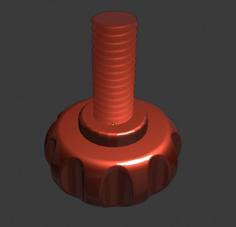 Spinning Reel Handle Screw 3D Printer Model