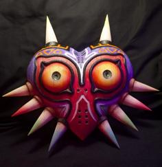 Majora’s Mask + Wall Mount (apt Friendly) 3D Printer Model