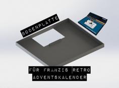 FRANZIS Retro Elektronikspiele Adventskalender Bodenplatte 3D Printer Model